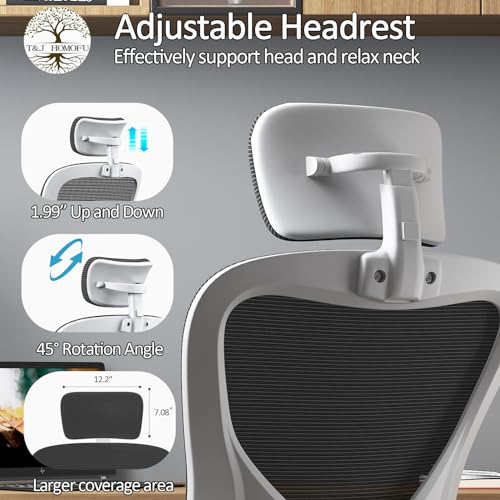 Black Mesh Ergonomic Desk Chair with Adjustable Backrest G627