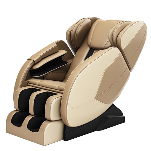 Khaki Full Body Zero Gravity Massage Chair Q35472