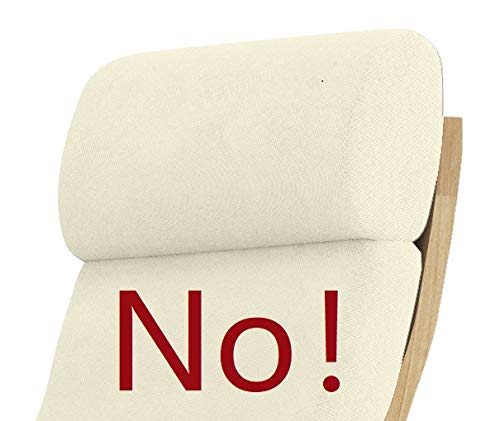 Polyester Flax Beige Poang Armchair Slipcover O8899