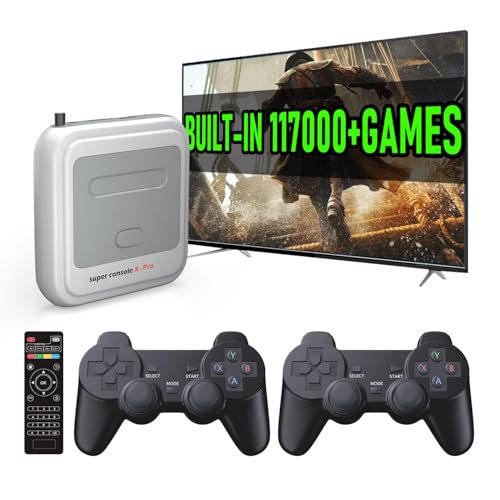 Retro Game Console with 2 Wireless Controllers Q762