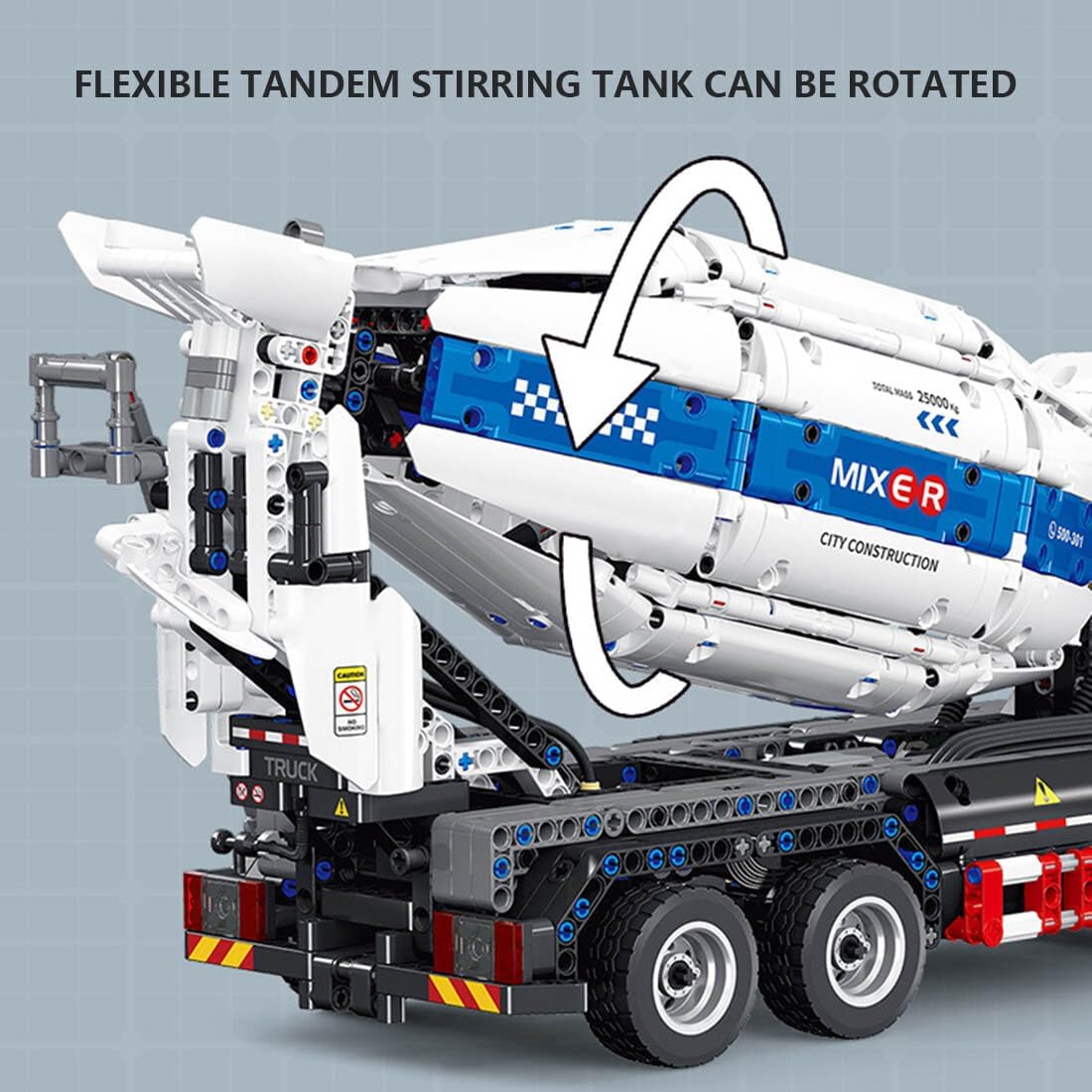 Cement Tanker Truck Building Kit W509900