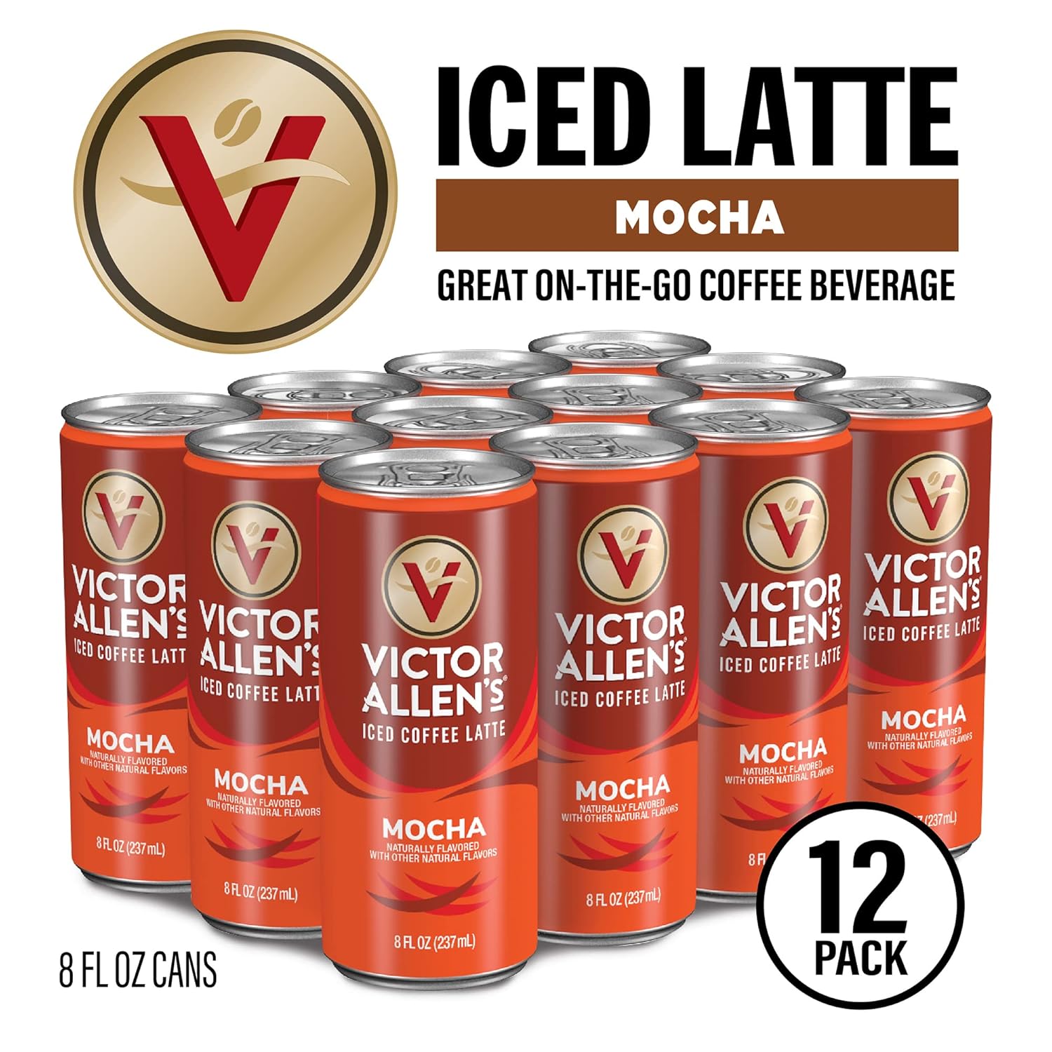 8oz Canned Coffee Latte (12 Pack) F9528