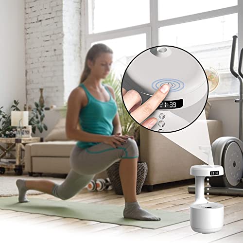800ml Mini Humidifier with LED Smart Display Clock X450