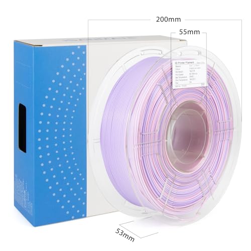 Glow in The Dark PLA Filament 1.75 mm 250g 4 Pack F98789