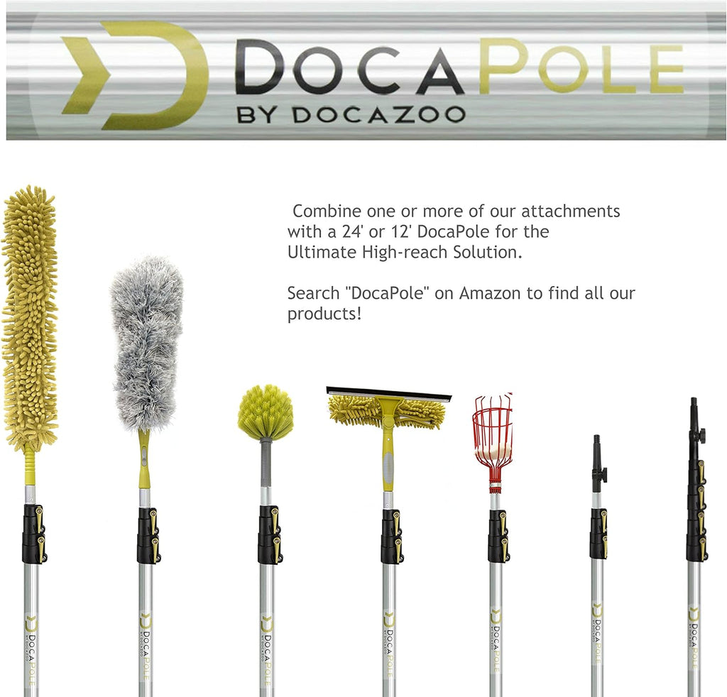 Dusting Kit with Telescopic Pole and Microfiber Feather Duster T63619