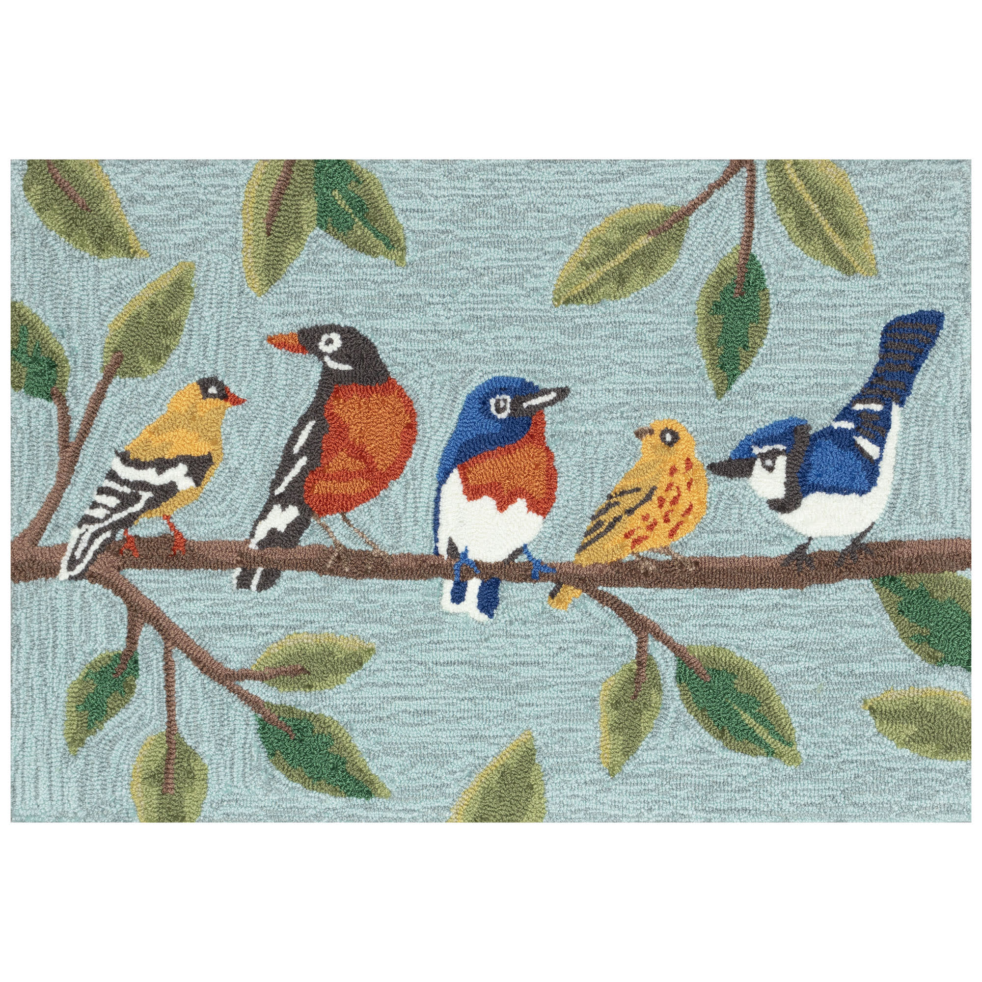 Frontporch Birds On A Branch Indoor Outdoor Mat