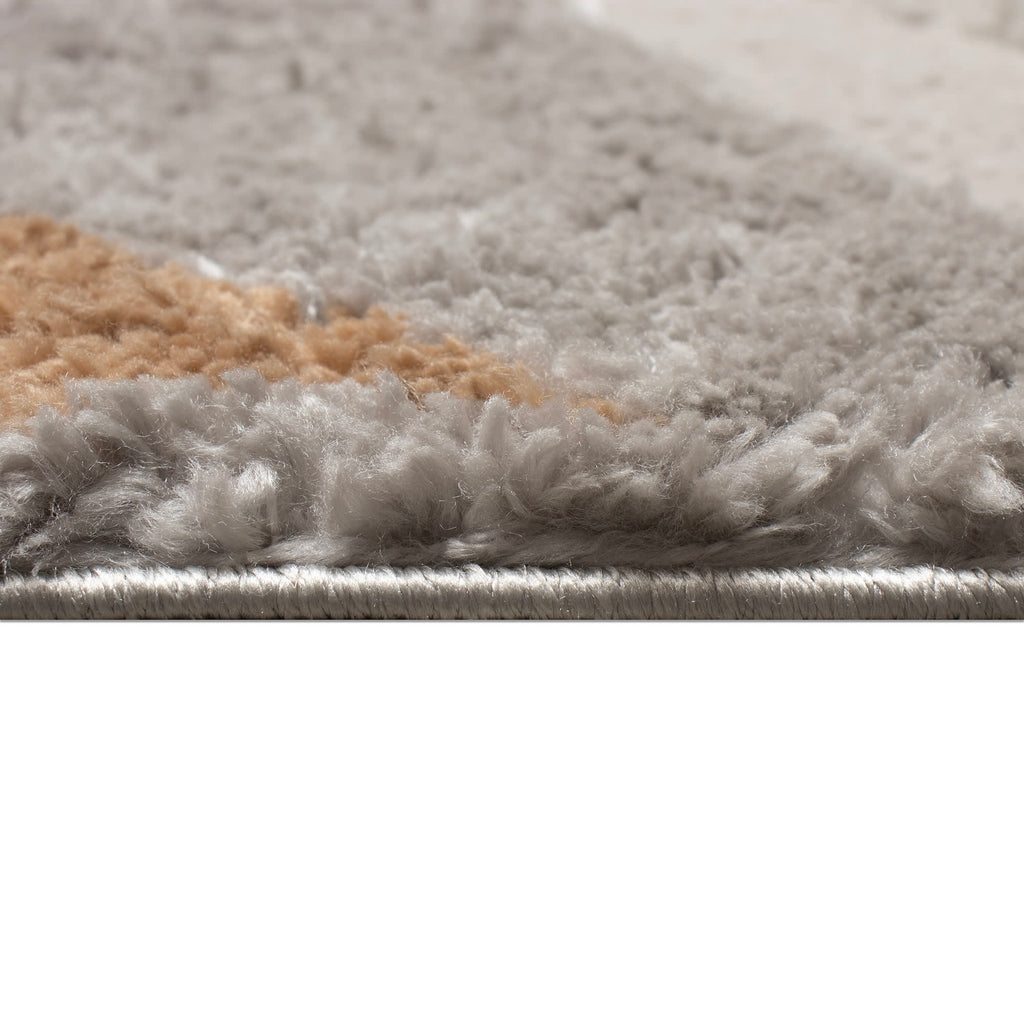 Fiord Wave Indoor Area Rug with Non-Skid Backing