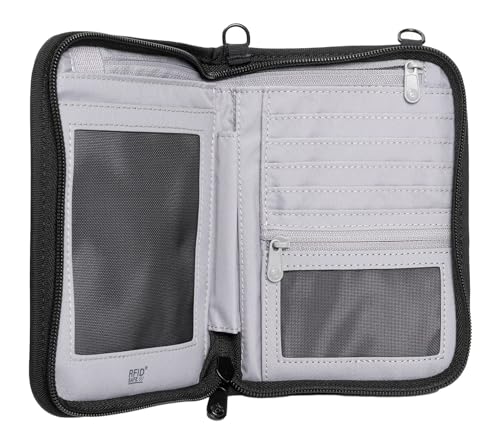 Black Compact Passport Wallet N18291