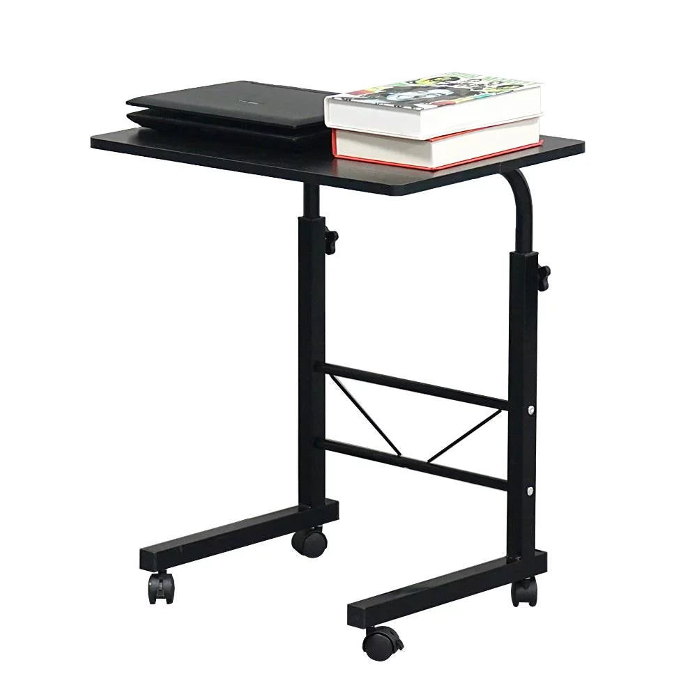 Black Mobile Laptop Desk Adjustable Side Table I530942