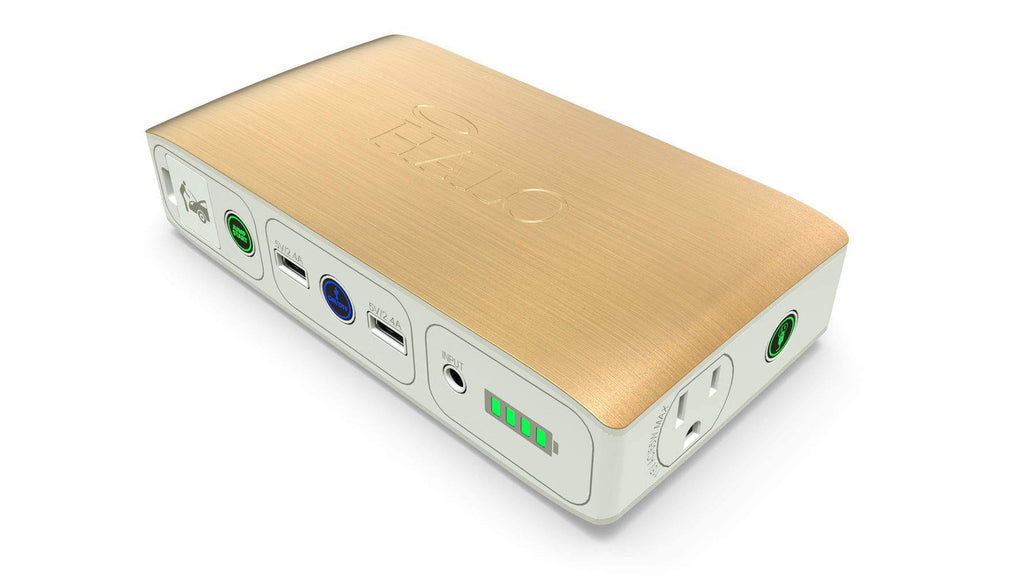 Gold Portable Phone Laptop Charger Car Jump Starter with AC Outlet L37952