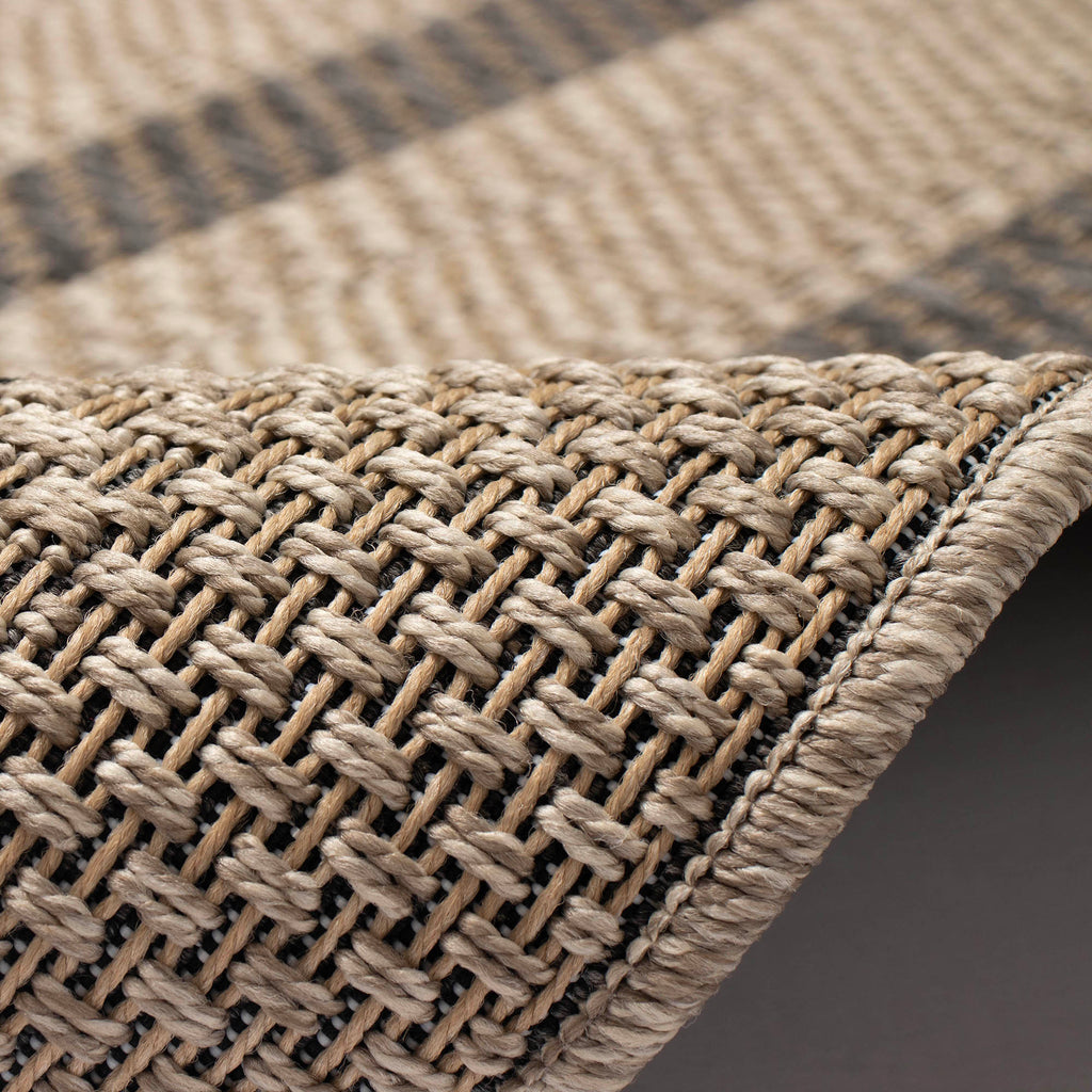 Monaco Multi Border Indoor Outdoor Area Rug