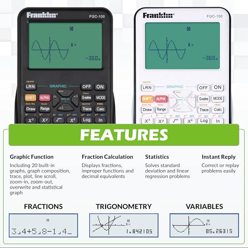 Scientific Graphing Calculator with 3 Operating Modes and 20 Built-in Graphs R7887