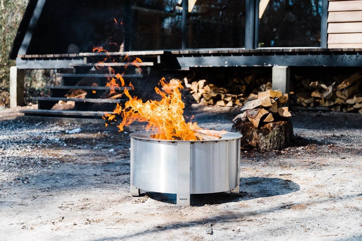 Stainless Steel Smokeless Fire Pit E93340