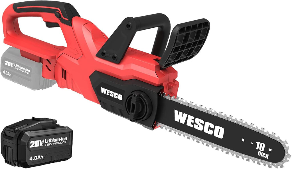 20V 10-Inch Cordless Chainsaw with 4.0 AH Battery and Charger B586179