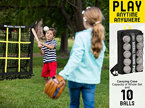 Pitching Net with Strike Zone Baseball Softball Training Equipment Q371