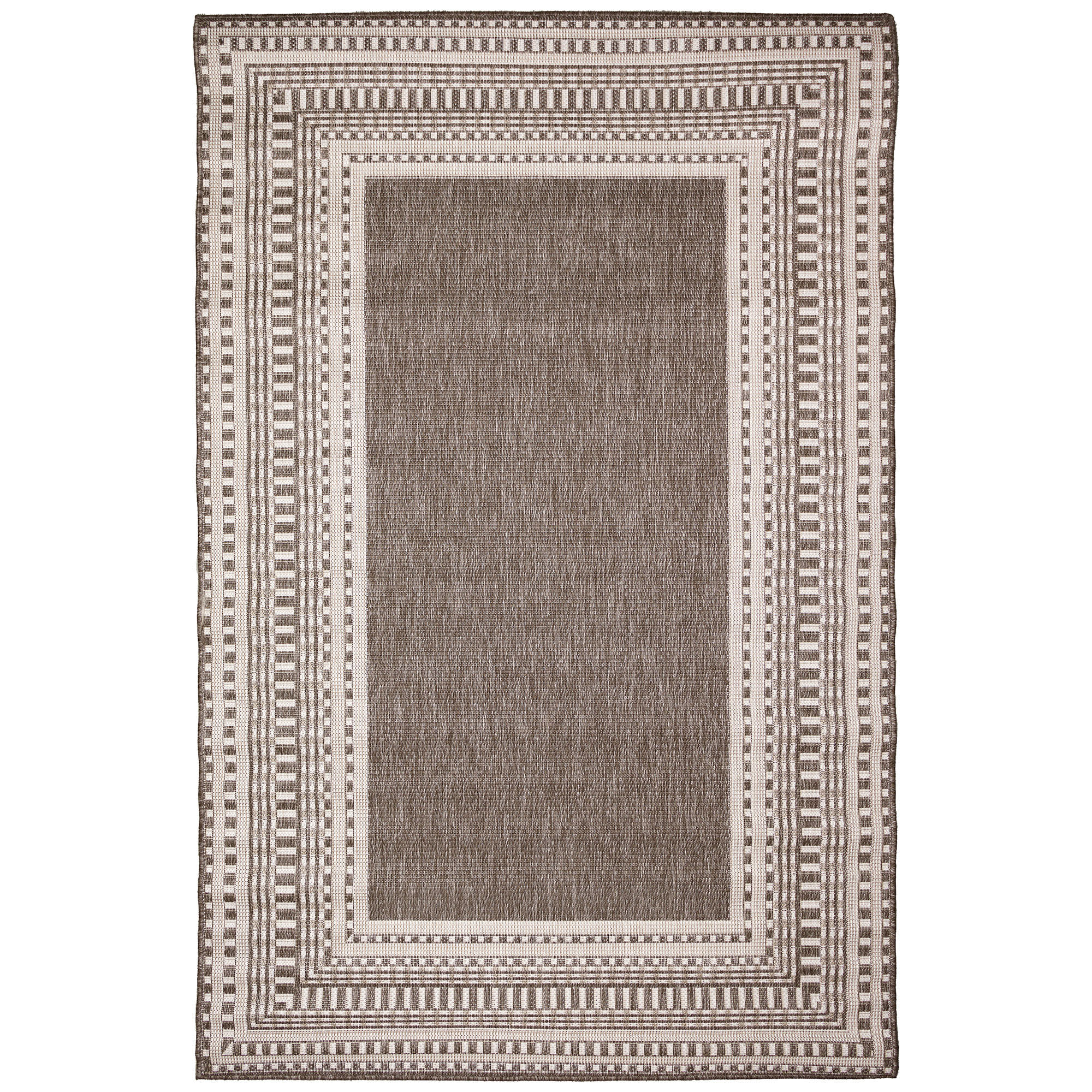 Malibu Etched Border Indoor Outdoor Area Rug