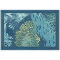 Esencia Coral Garden Indoor Outdoor Mat with Non-Skid Backing