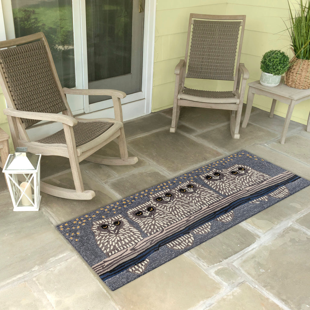 Frontporch Owls Indoor Outdoor Mat