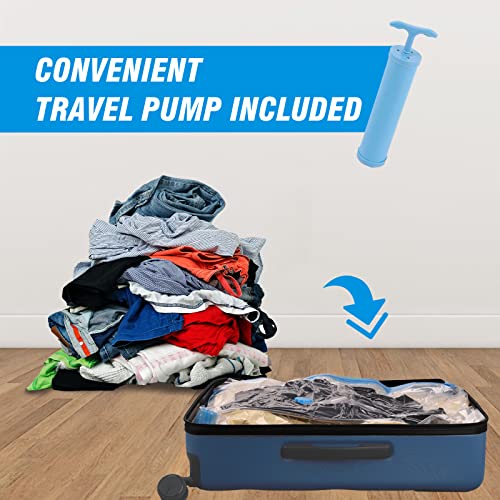16 Pack Vacuum Storage Bags with Hand Pump Q820