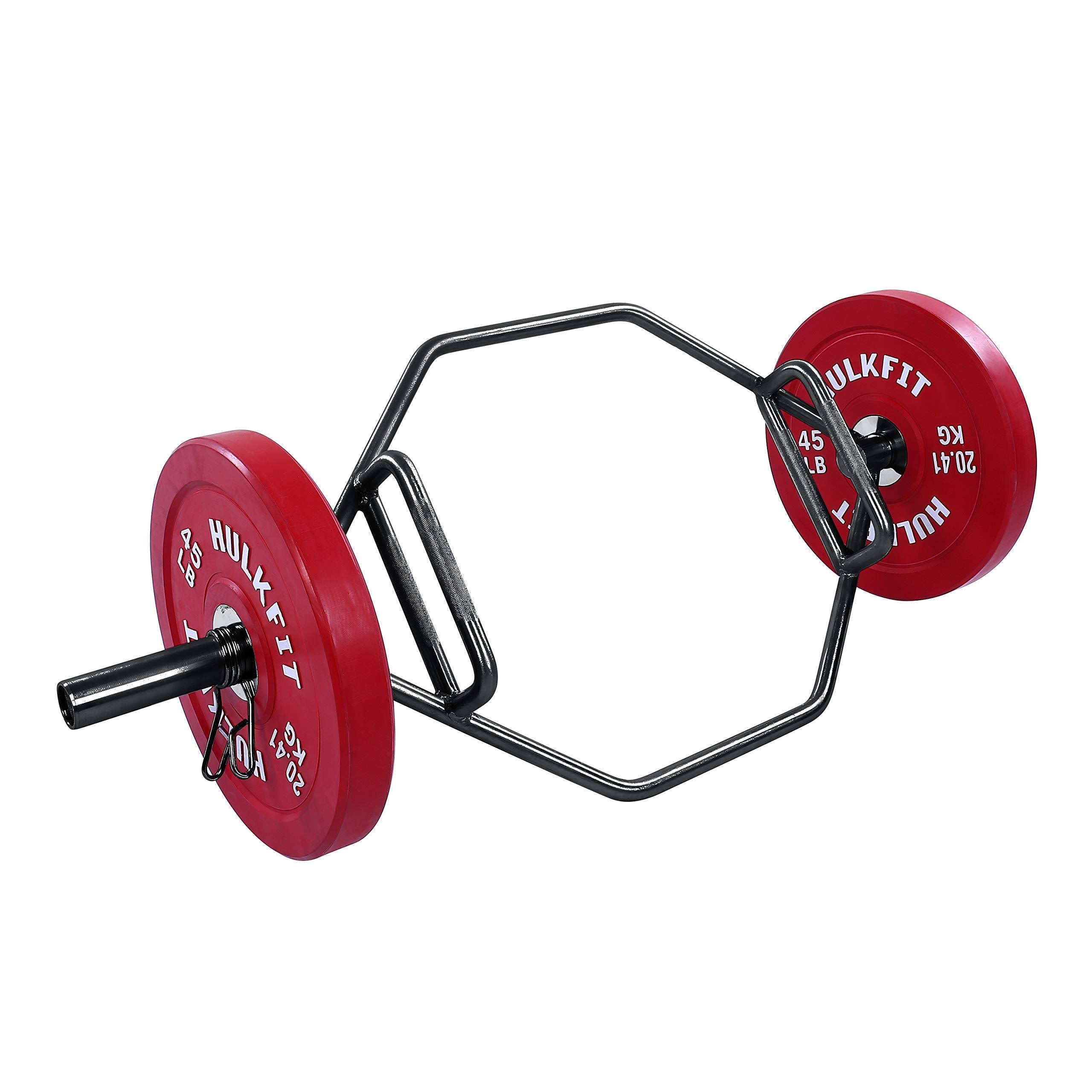 Black Olympic 2-Inch Hex Weight Lifting Trap Bar F9153