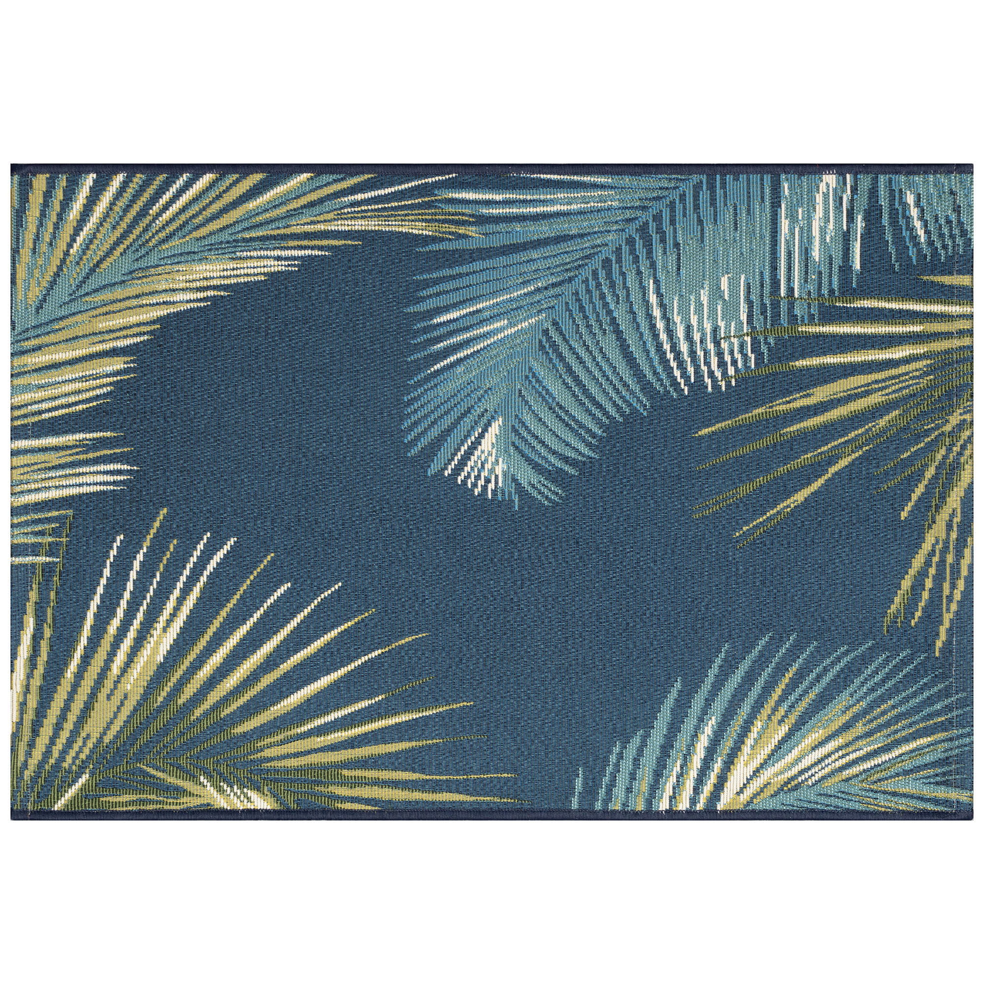 Esencia Palm Border Indoor Outdoor Mat