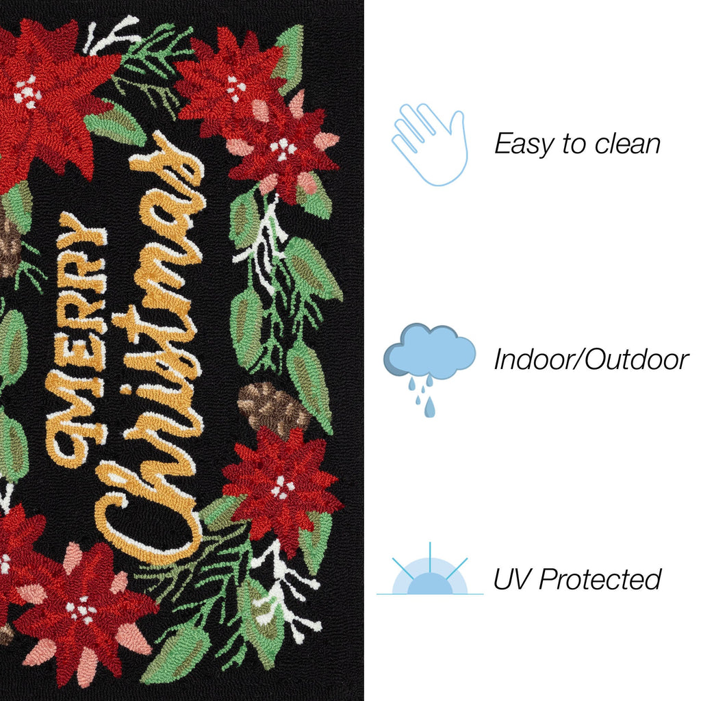 Frontporch Merry Christmas Indoor Outdoor Mat