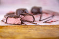 Dark Chocolate Raspberry Creams - 1lb X456