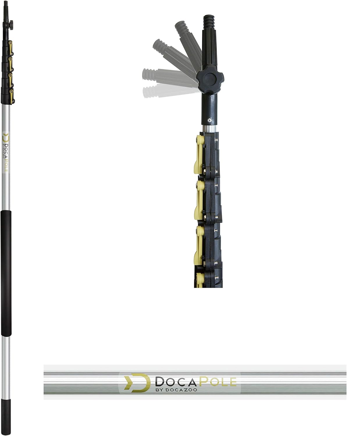 Dusting Kit with Telescopic Pole and Microfiber Feather Duster T63619
