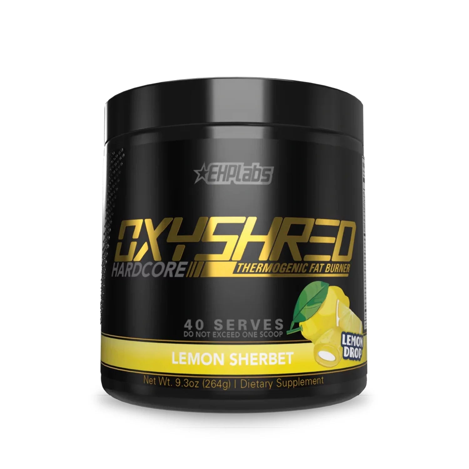 40 Servings Lemon Sherbet Pre Workout Powder with Caffeine W946
