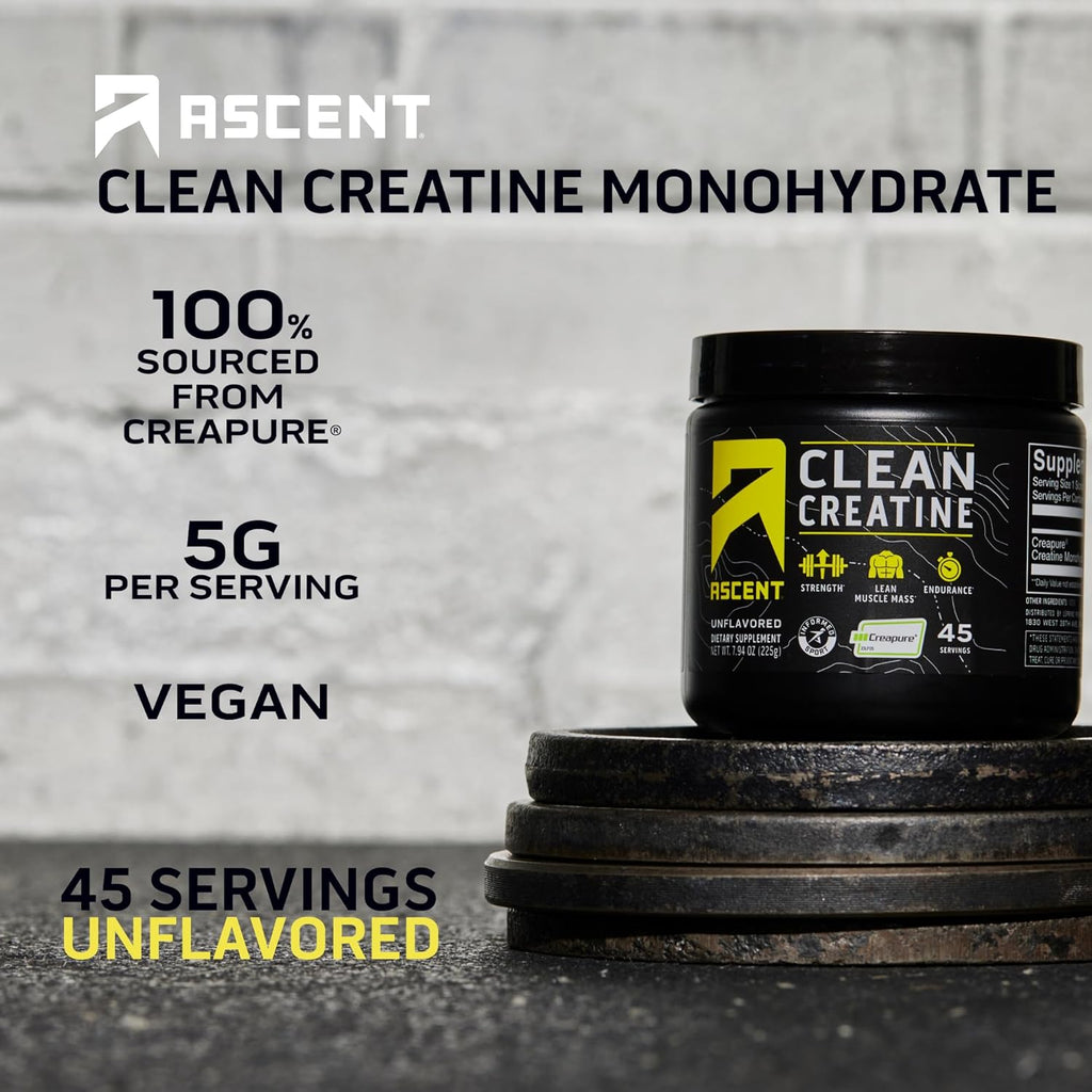 100% Whey Protein Powder, Chocolate 2 lb & Creatine Monohydrate Powder, Unflavored 45 Servings U89699
