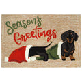 Frontporch Dachshund Greetings Indoor Outdoor Mat