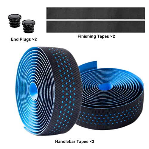 Black Bike Handlebar Tape 2 Rolls D81721