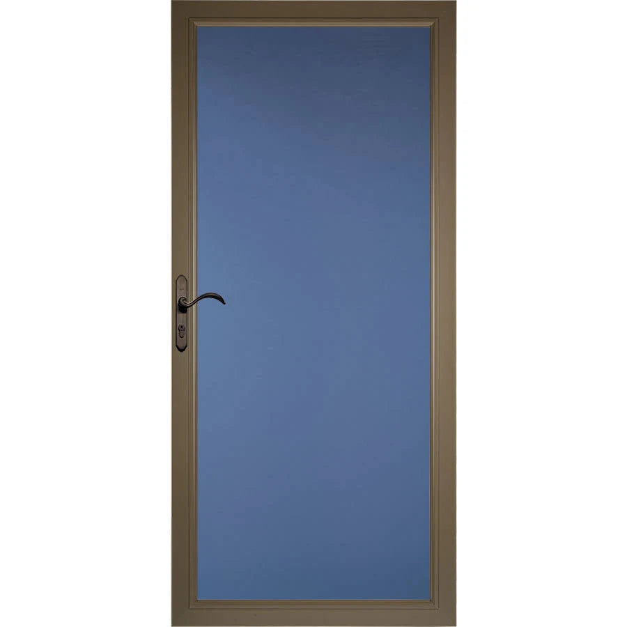 Brown Aluminum Storm Door Y87088