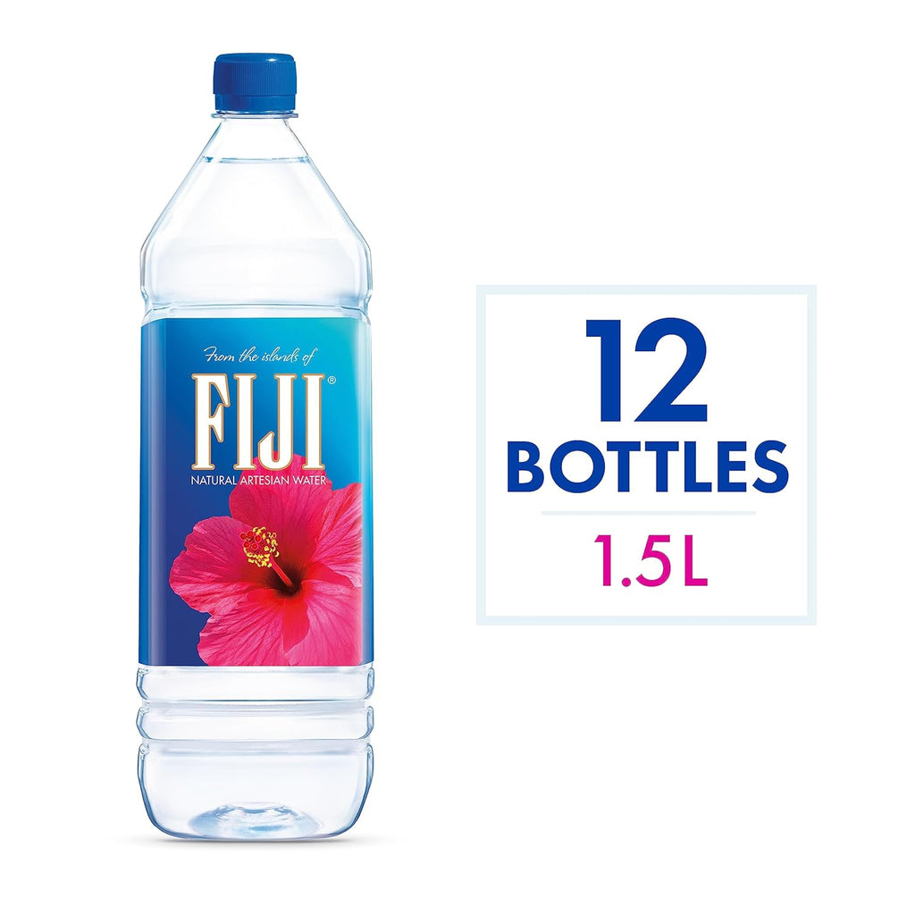 Natural Artesian Bottled Water 1.5 Liters / 50.7 Fl Ounce (Pack of 12) D45889