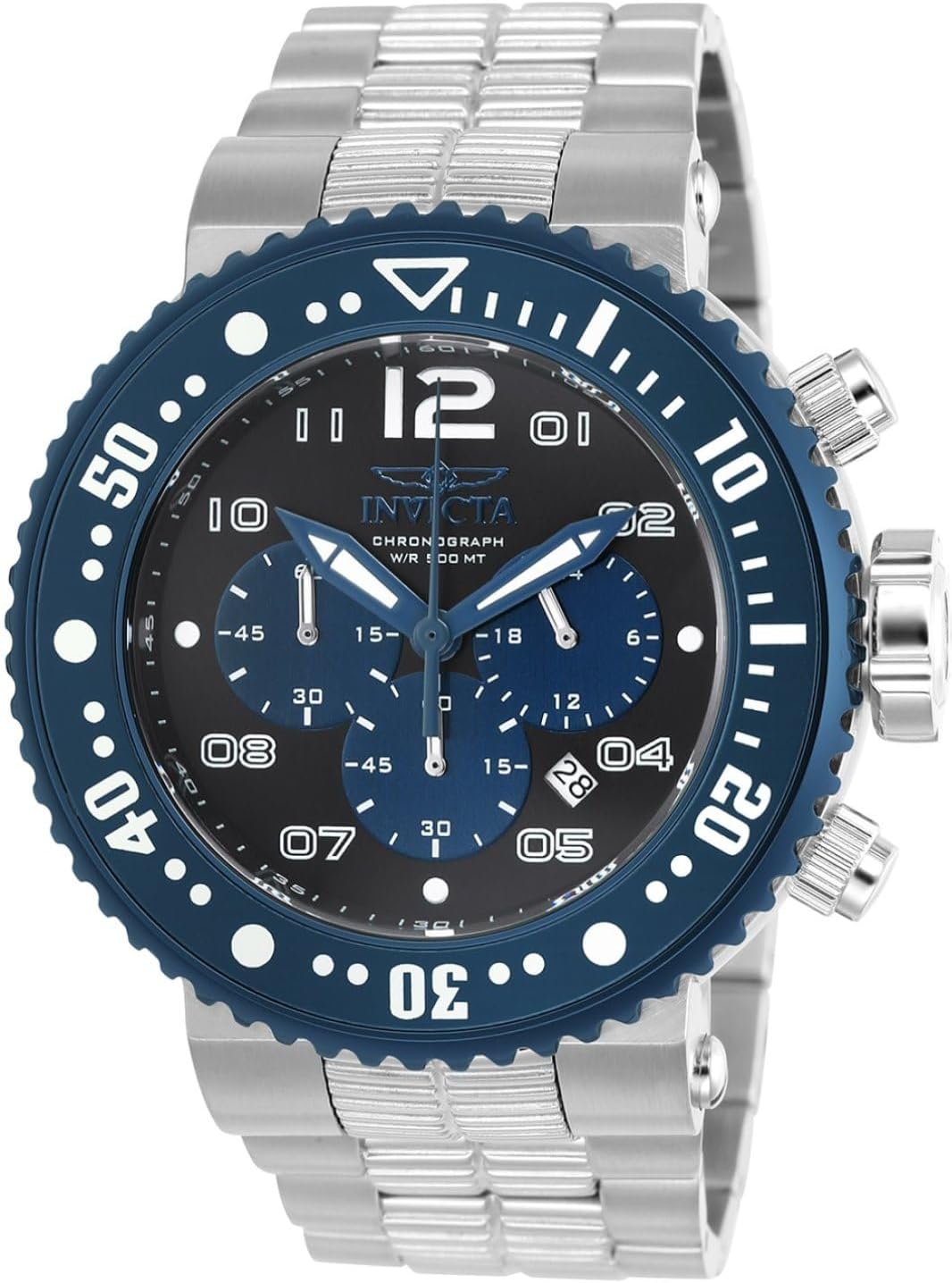 Silver Quartz Analog Watch P489645