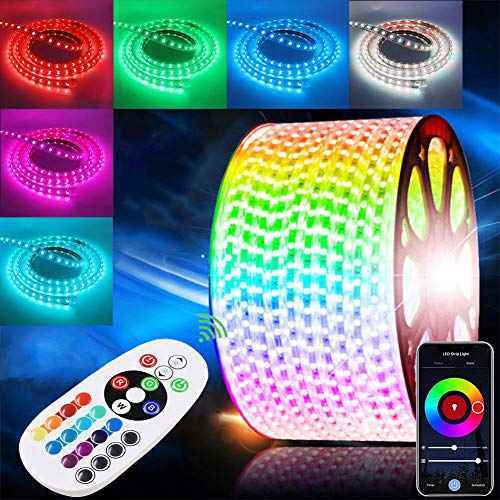 30ft WiFi RGB Dimmable Waterproof LED Strip Lights N412099