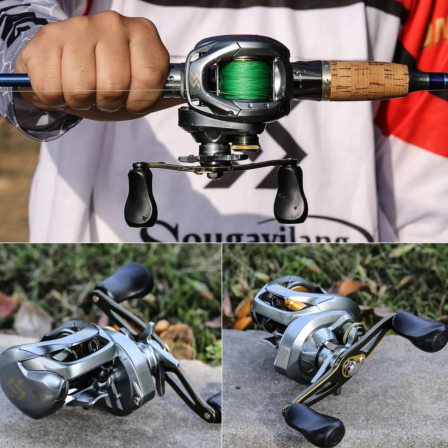 11+1BB High Speed Two-Tone Baitcasting Reel P503