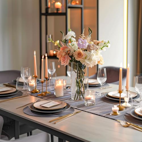 15pcs Clear Glass Cylinder Vases R1154
