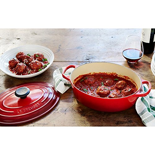 5 qt. Enameled Cast Iron Oval Dutch Oven C85217