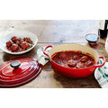 5 qt. Enameled Cast Iron Oval Dutch Oven C85217