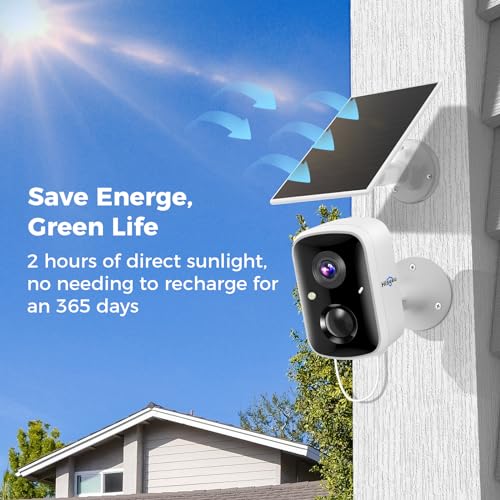 Solar Security Cameras Wireless Outdoor 2 Pack, 3K 4MP Battery Powered X15035