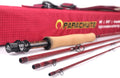 4 Piece 9ft 5wt Graphite Carbon Fiber Fast Action Fly Fishing Rod V659