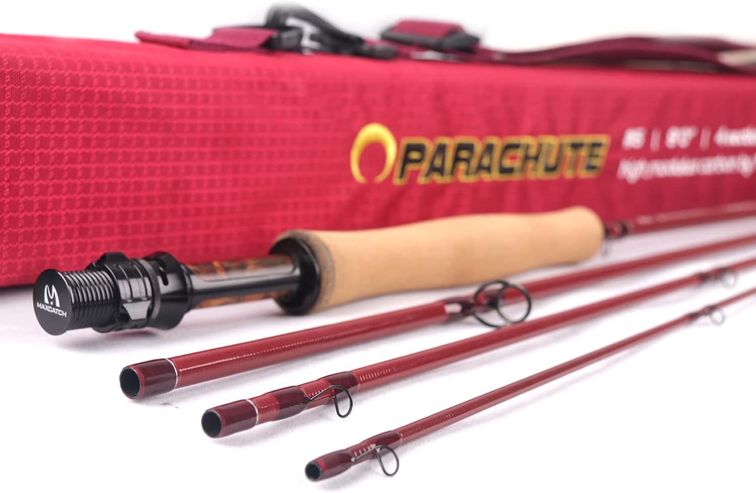 4 Piece 9ft 5wt Graphite Carbon Fiber Fast Action Fly Fishing Rod V659