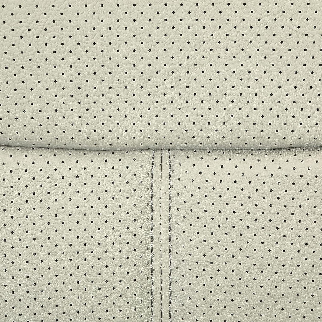Gray Artificial Leather Seat Cover 3 Rows 8 Seaters D377136