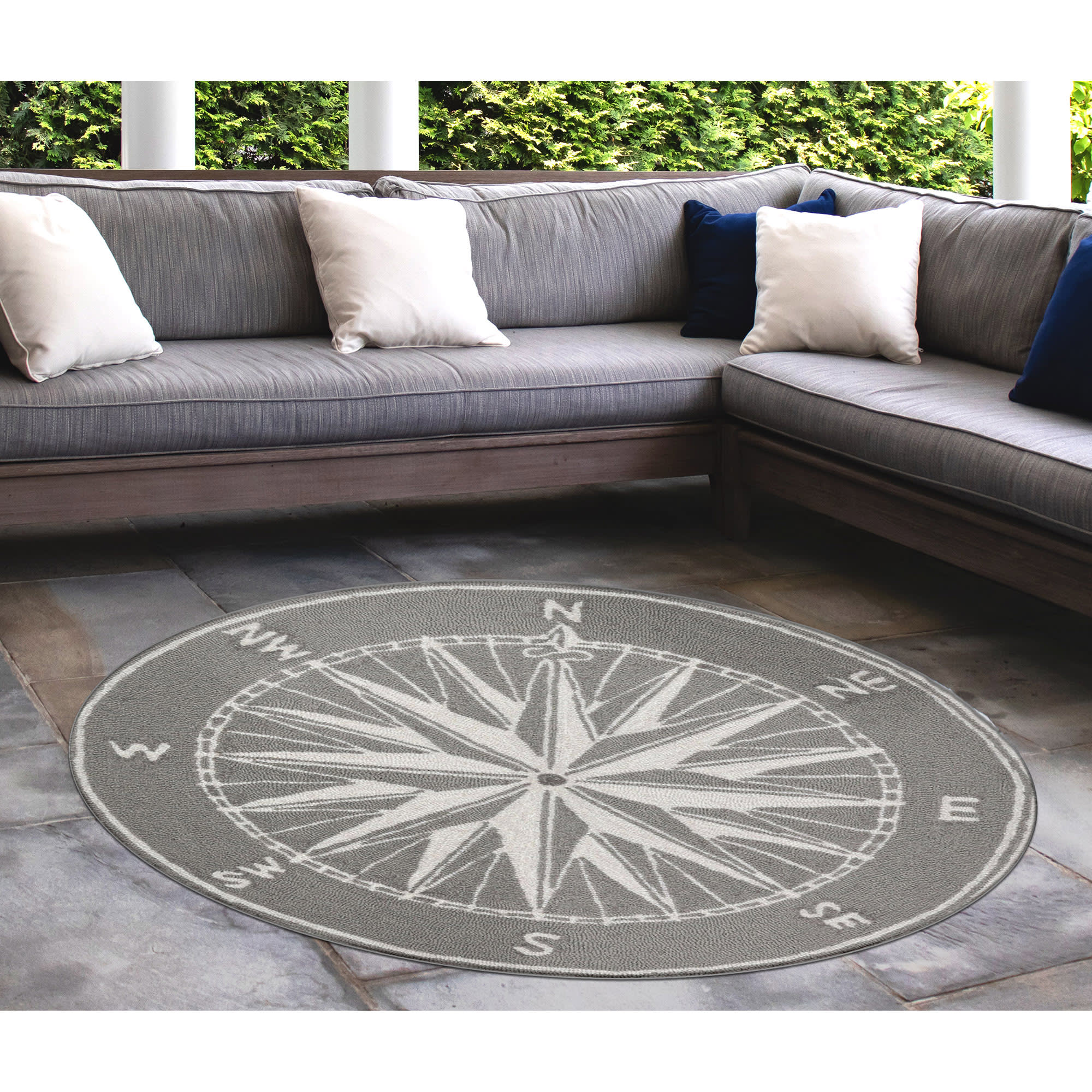 Frontporch Compass Indoor Outdoor Mat