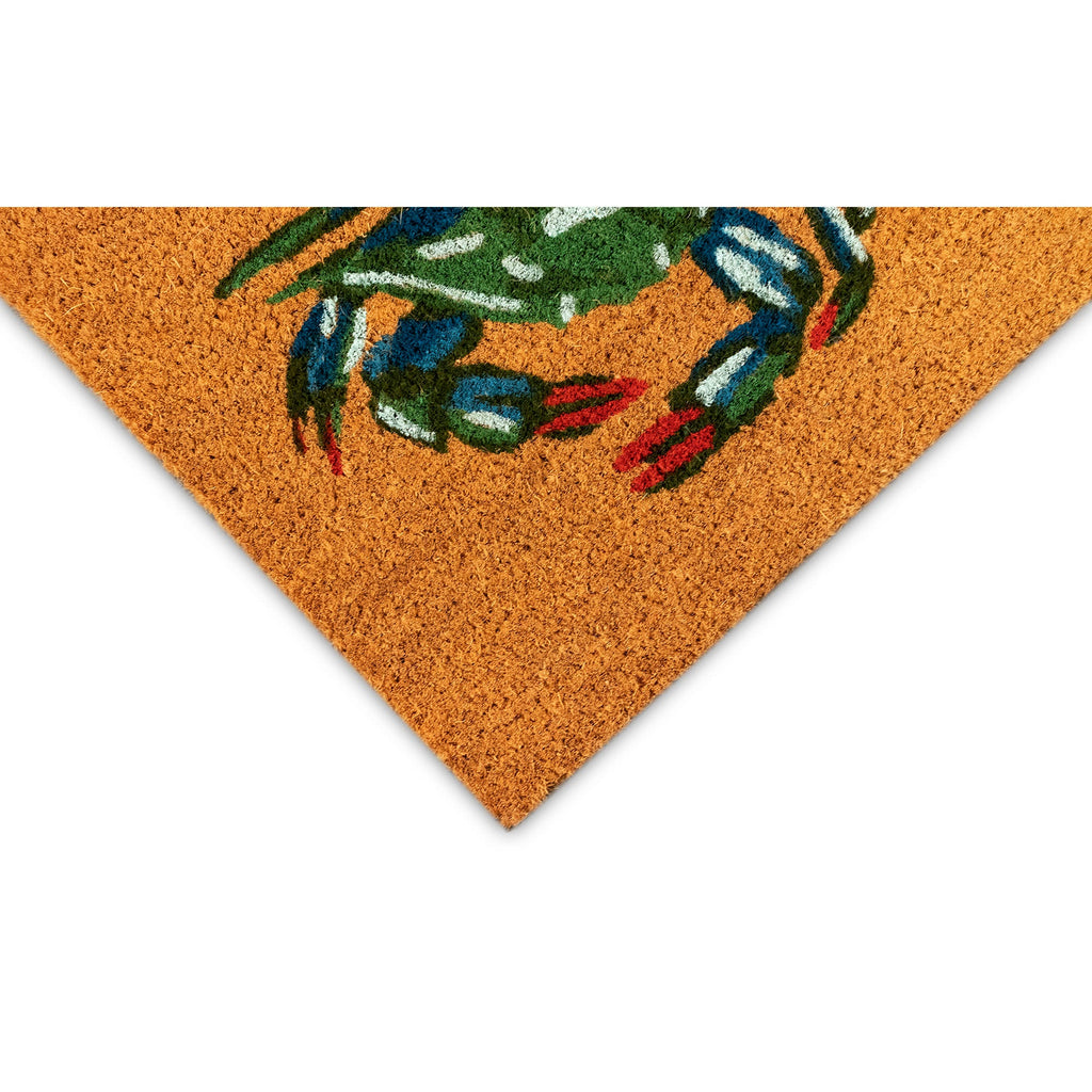 Natura No Crabs Allowed Coir Doormat with Non-Skid Backing
