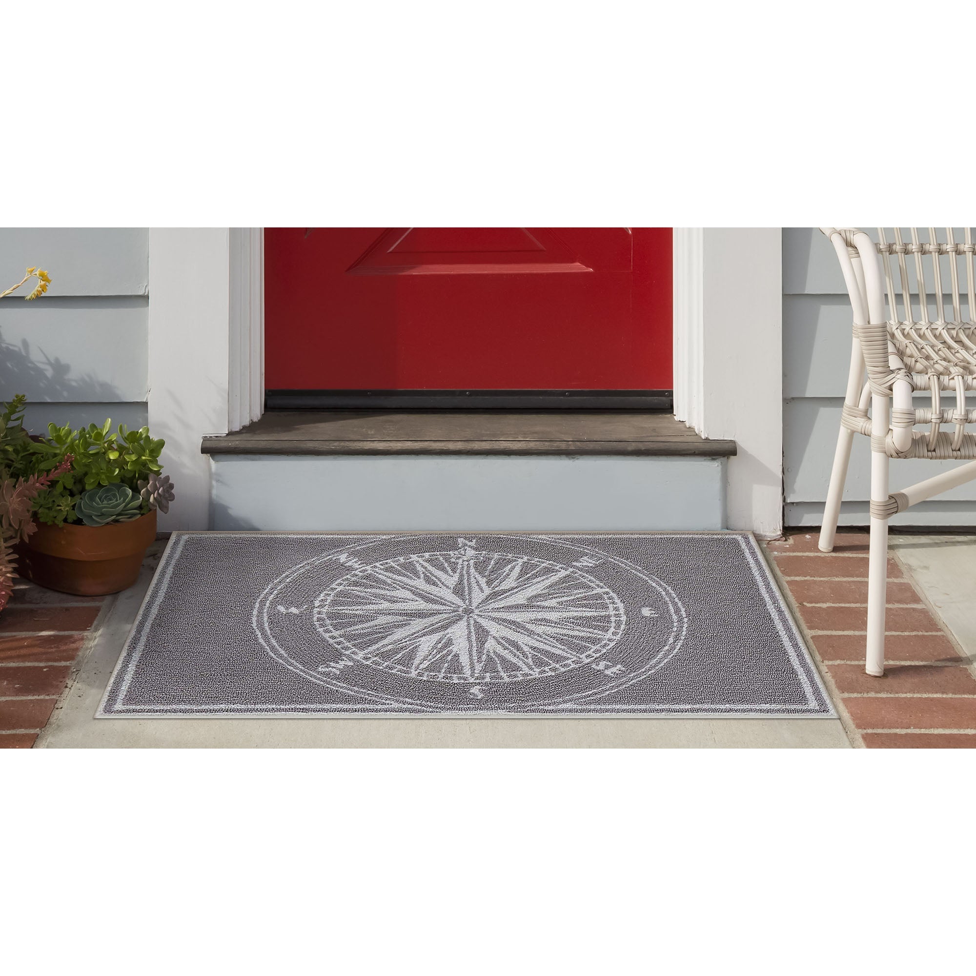 Frontporch Compass Indoor Outdoor Mat