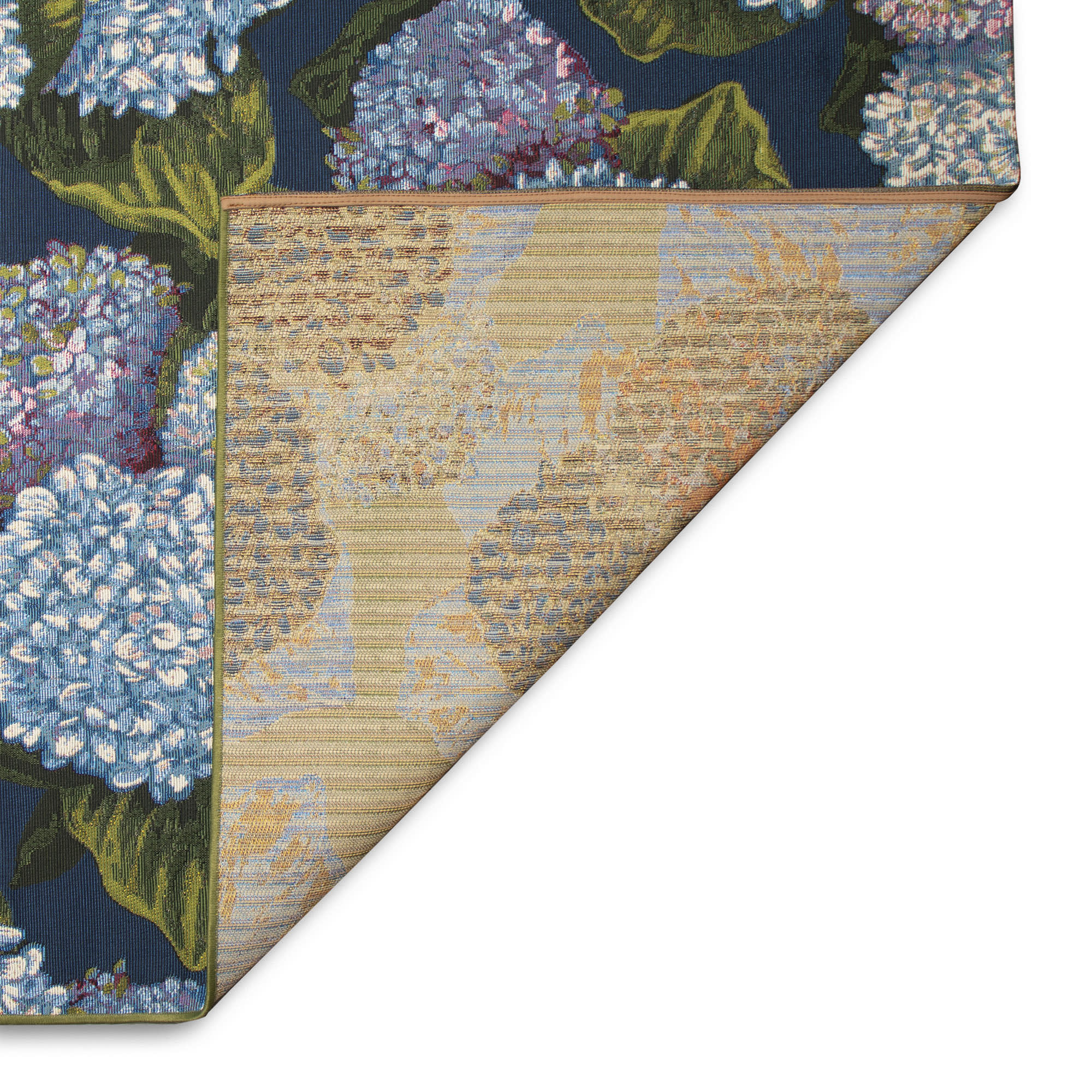 Marina Hydrangea Blooms Indoor Outdoor Area Rug