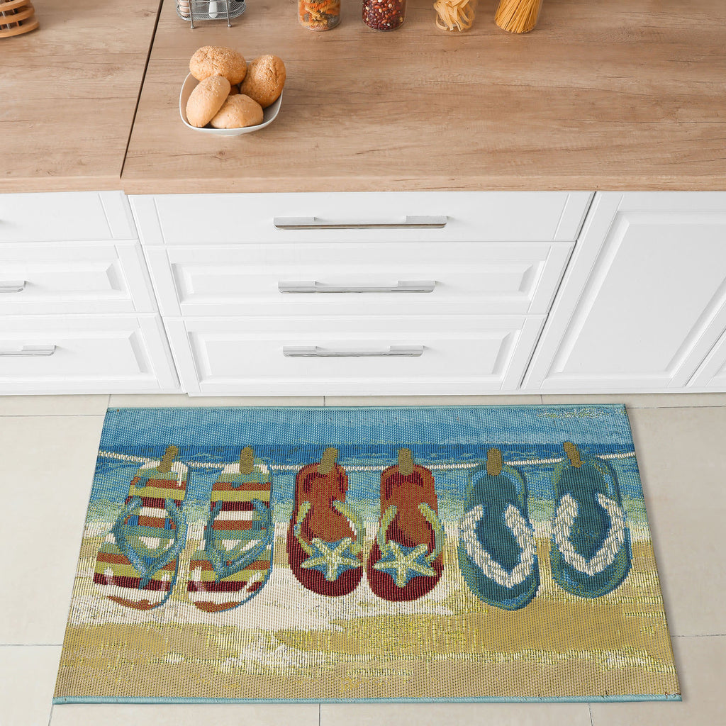 Esencia Flip Flops Forever Indoor Outdoor Mat
