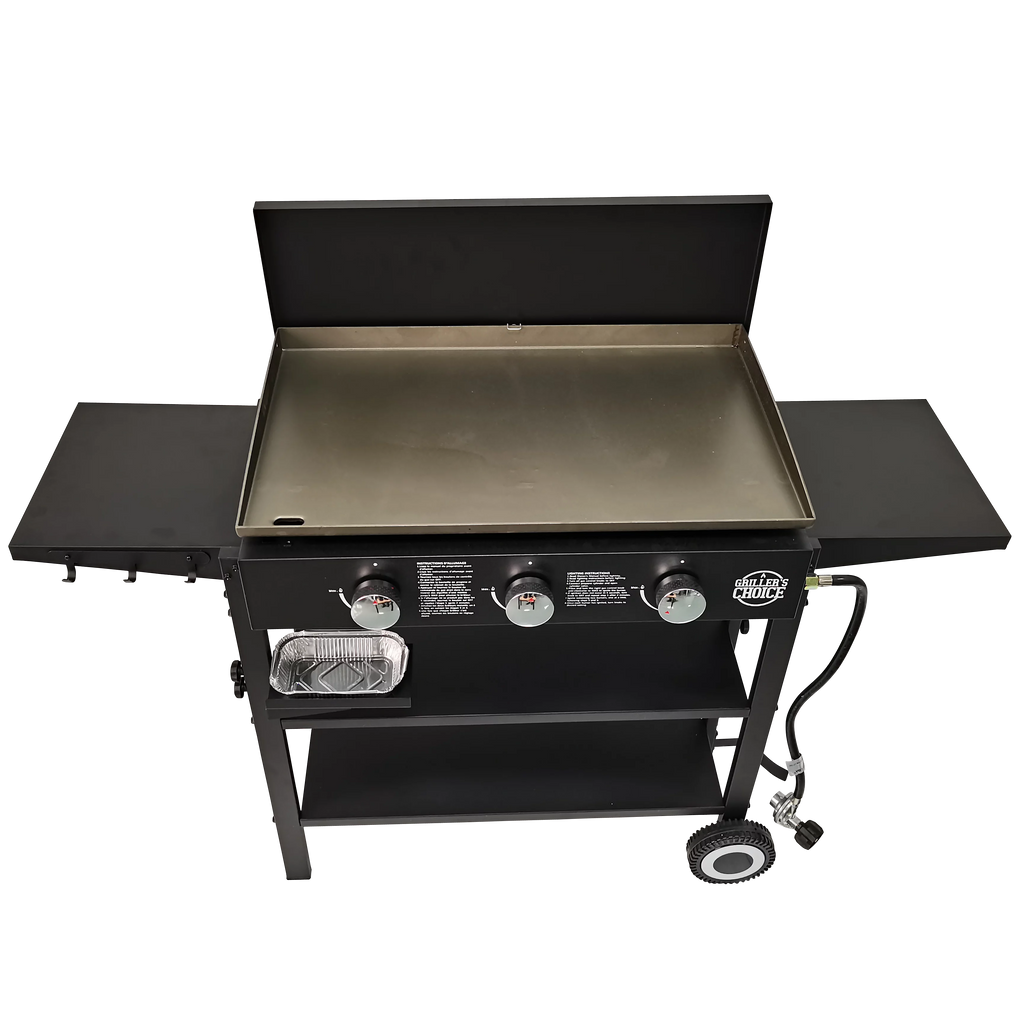 Outdoor Griddle Grill Propane Flat Top with Hood C828